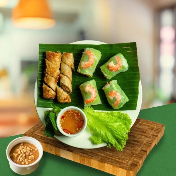 Mixed Fresh & Fried Spring Rolls