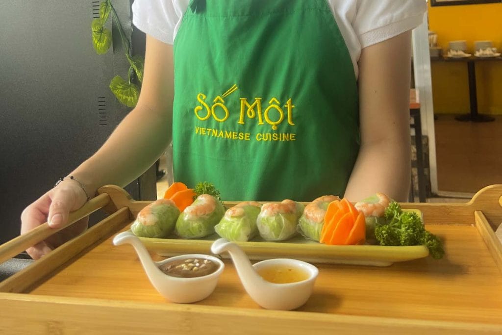 Founding-team-serving-Vietnamese-pho-in-Manila,-2015