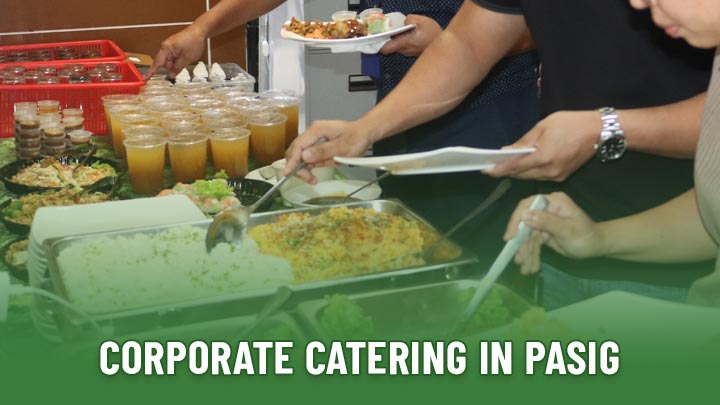 Group catering spread at So Mot Pioneer Center Pasig